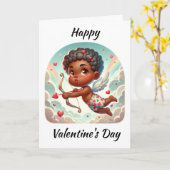 Cupido's Charme Valentijnkaart Kaart (Gele Bloem)