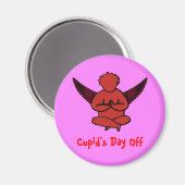 Cupido's Day Off - De yogamagneet van Valentijns Magneet (Voorkant / Achterkant)