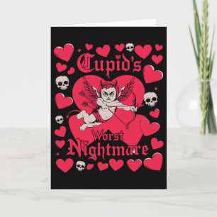 Cupido's ergste verschrikkelijke nacht anti-valent kaart