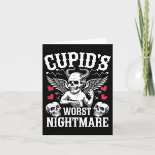 Cupido's Ergste Verschrikkelijke Nacht Schedel Kun Kaart