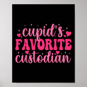 Cupido's Favoriete Beheerder Valentijnsdag Liefde  Poster