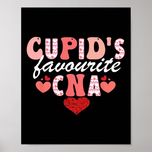 Cupido's favoriete CNA-Valentijn Gecertificeerd Ve Poster (Voorkant)