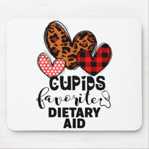 Cupido's Favoriete Dieet Hulp Verpleegster Cadeau Muismat