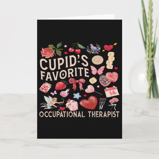 Cupido's favoriete ergotherapeut kaart (Voorkant)