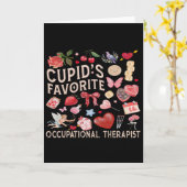 Cupido's favoriete ergotherapeut kaart (Gele Bloem)