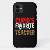 Cupido's favoriete leraar school Valentijnsdag Case-Mate iPhone Case (Achterkant)