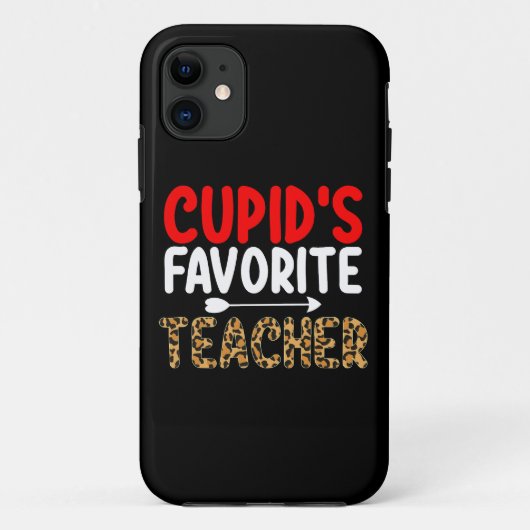 Cupido's favoriete leraar school Valentijnsdag Case-Mate iPhone Case (Achterkant)