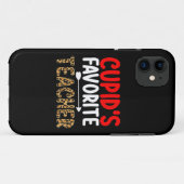 Cupido's favoriete leraar school Valentijnsdag Case-Mate iPhone Case (Achterkant (horizontaal))