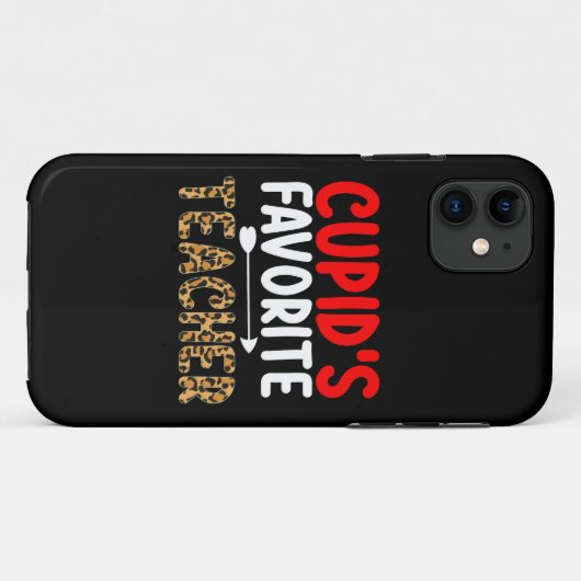 Cupido's favoriete leraar school Valentijnsdag Case-Mate iPhone Case (Achterkant (horizontaal))