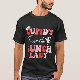 Cupido's favoriete Lunch dame Valentijnsdag T-shirt