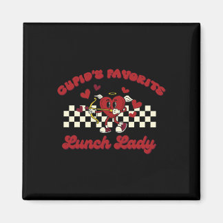 Cupido's favoriete lunch Lady Heart Valentijnsdag Magneet