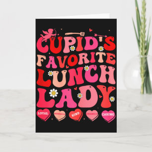 Cupido's Favoriete Lunchdame Cafetaria Medewerker  Kaart
