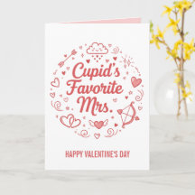 Cupido's favoriete mevrouw Valentijnsdag