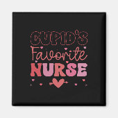 Cupido's favoriete Nurse Valentijnsdag Valentijn E Magneet (Voorkant)
