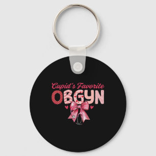 Cupido's Favoriete Ob-gyn Coquette Stethoscoop Ob Sleutelhanger