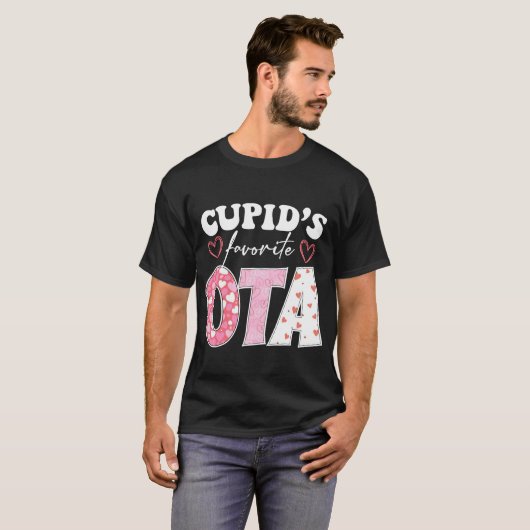 Cupido's favoriete OT-ergotherapie Assistent T-shirt (Voorkant volledig)