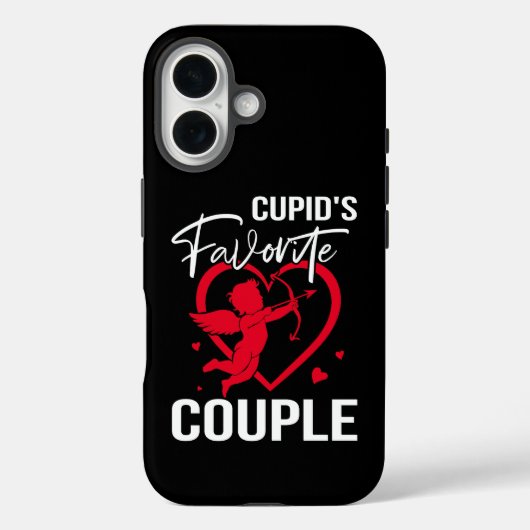 Cupido's favoriete paar - Grappige Valentijn's Day Case-Mate iPhone Case (Achterkant)