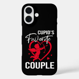 Cupido's favoriete paar - Grappige Valentijn's Day iPhone 16 Hoesje
