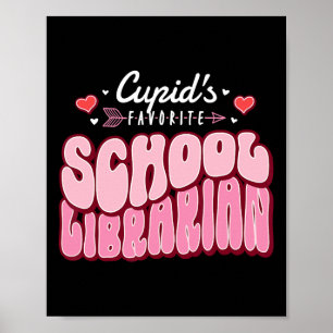 Cupido's favoriete schoolbibliothecaris Valentijns Poster
