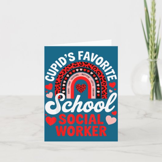 Cupido's favoriete schoolmaatschappelijk werker va kaart (Voorkant)