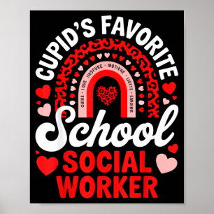Cupido's favoriete schoolmaatschappelijk werker va poster
