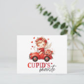 Cupido's favoriete Valentijnsdag Briefkaart (Staand voorkant)