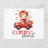 Cupido's favoriete Valentijnsdag Briefkaart (Voorkant)