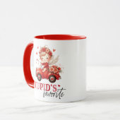 Cupido's favoriete Valentijnsdag Mok (Voorkant links)