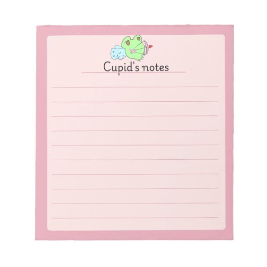Cupido's notities notitieblok (Voorkant)