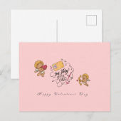 Cupido's Omhelzen Liefdesbrief Wenskaart Briefkaart (Voorkant / Achterkant)