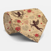  Cupido's Romantische Patroon (10) Stropdas (Opgerold)