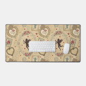 Cupido's Romantische Patroon (1) Bureaumat (Keyboard & Muis)