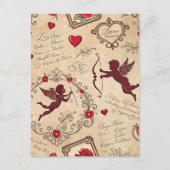  Cupido's Romantische Patroon (2) Briefkaart (Voorkant)