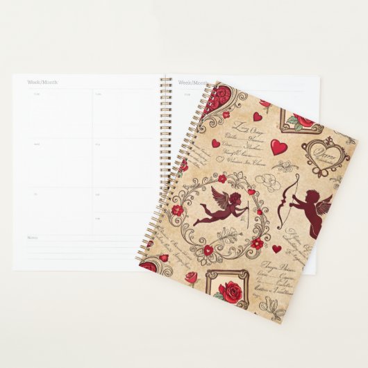Cupido's Romantische Patroon (2) Planner (Display)