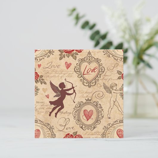 Cupido's Romantische Patroon (3) (Staand voorkant)