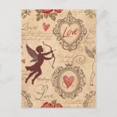  Cupido's Romantische Patroon (3) Briefkaart (Voorkant)