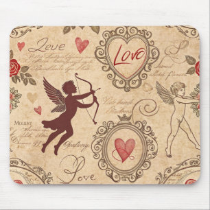 Cupido's Romantische Patroon (3) Muismat