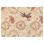 Cupido's Romantische Patroon (3) Tafelkleed (Voorkant (Horizontaal))