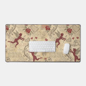 Cupido's Romantische Patroon (5) Bureaumat (Keyboard & Muis)