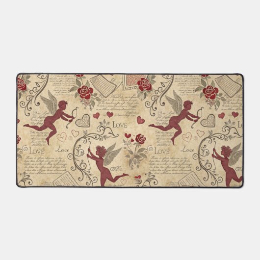 Cupido's Romantische Patroon (5) Bureaumat (Voorkant)