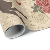  Cupido's Romantische Patroon (6) Cadeaupapier (Rol Hoek)