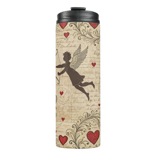 Cupido's Romantische Patroon (6) Thermosbeker (Voorkant)