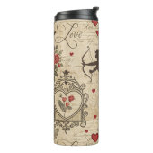 Cupido's Romantische Patroon (6) Thermosbeker (Gedraaid links)