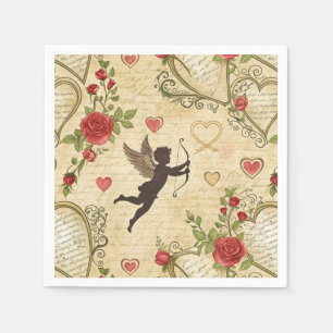 Cupido's Romantische Patroon (7) Servet