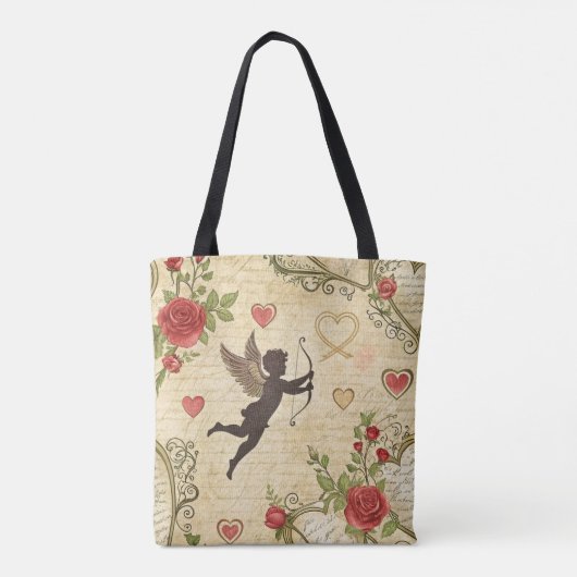 Cupido's Romantische Patroon (7) Tote Bag (Achterkant)
