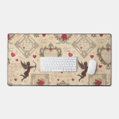 Cupido's Romantische Patroon (8) Bureaumat (Keyboard & Muis)