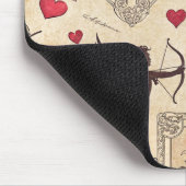 Cupido's Romantische Patroon (8) Muismat (Hoek)