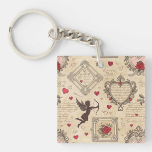 Cupido's Romantische Patroon (8) Sleutelhanger