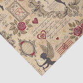 Cupido's Romantische Patroon (9) Tissuepapier (Detail)