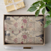 Cupido's Romantische Patroon (9) Tissuepapier (Geschenk)